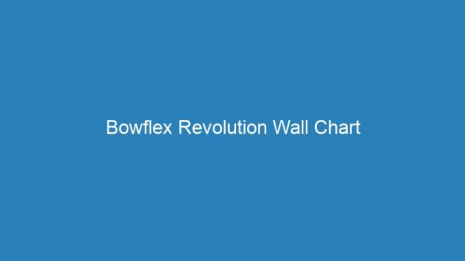 Bowflex Revolution Wall Chart