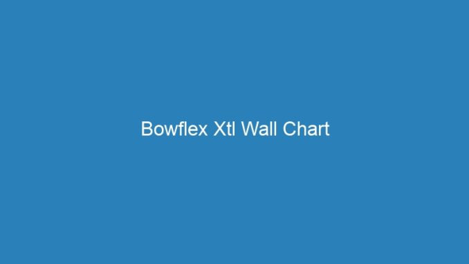 Bowflex Xtl Wall Chart
